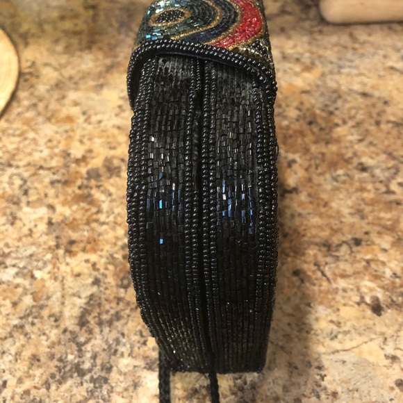 Vintage Beaded Snap-Closure Handbag - Picture 4 of 7